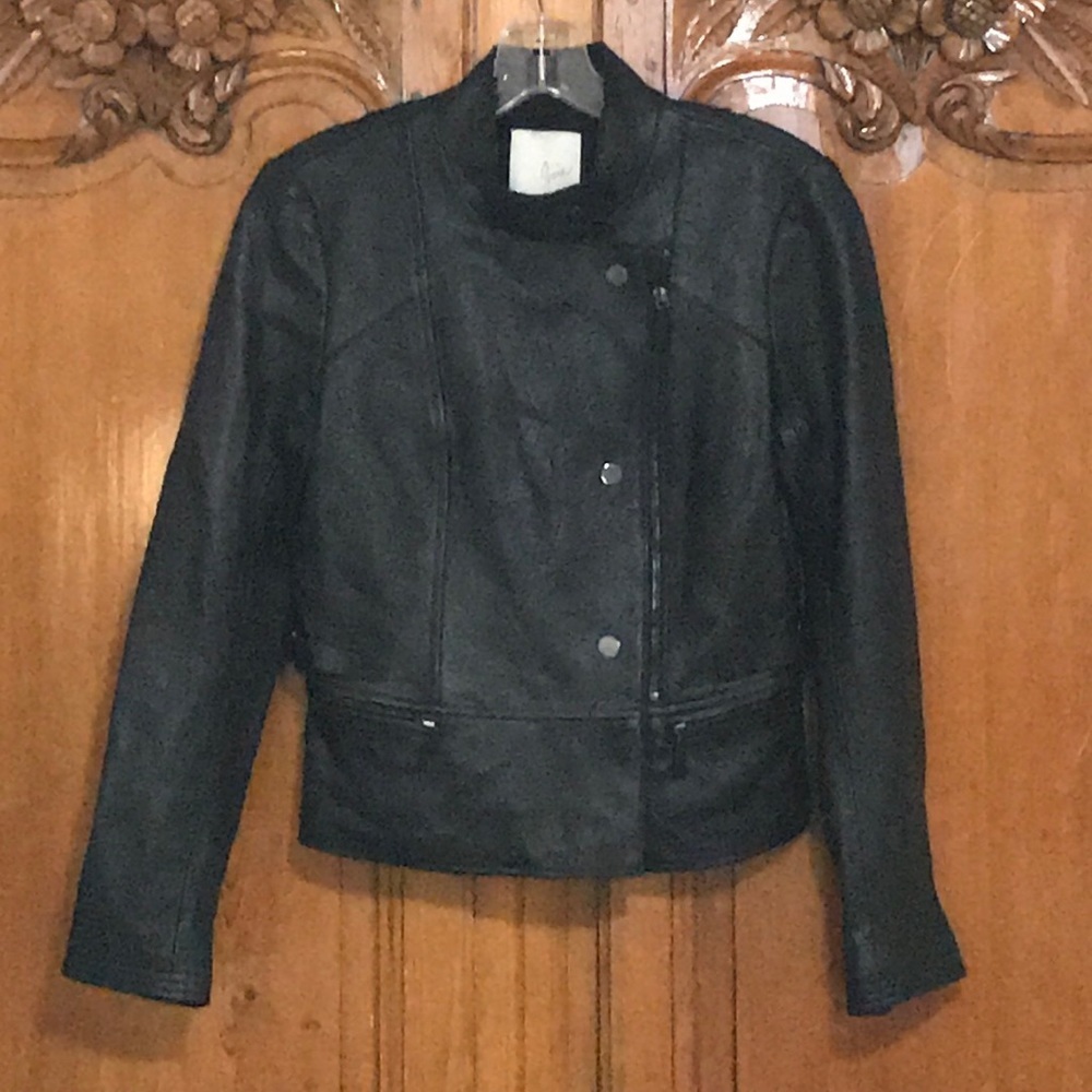NWOT Joie Leather Biker Jacket